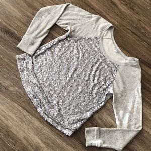 Sequin sweatshirt/sweater